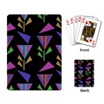 Abstract Pattern Flora Flower Playing Cards Single Design (Rectangle)