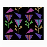 Abstract Pattern Flora Flower Small Glasses Cloth (2 Sides)