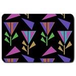 Abstract Pattern Flora Flower Large Doormat