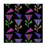 Abstract Pattern Flora Flower Face Towel