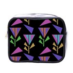 Abstract Pattern Flora Flower Mini Toiletries Bag (One Side)