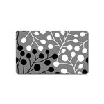 Abstract Nature Black White Magnet (Name Card)