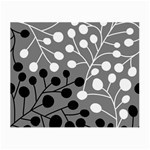 Abstract Nature Black White Small Glasses Cloth