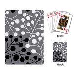 Abstract Nature Black White Playing Cards Single Design (Rectangle)