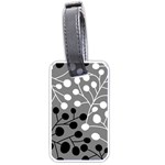 Abstract Nature Black White Luggage Tag (one side)