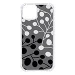Abstract Nature Black White iPhone 14 TPU UV Print Case