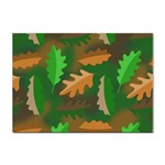 Leaves Foliage Pattern Oak Autumn Sticker A4 (10 pack)