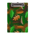 Leaves Foliage Pattern Oak Autumn A5 Acrylic Clipboard