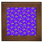 Abstract Background Cross Hashtag Framed Tile