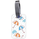 Rain Umbrella Pattern Water Luggage Tag (one side)