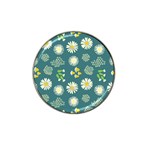 Drawing Flowers Meadow White Hat Clip Ball Marker (10 pack)