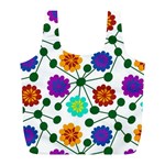 Bloom Plant Flowering Pattern Full Print Recycle Bag (L)