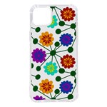 Bloom Plant Flowering Pattern iPhone 14 Plus TPU UV Print Case