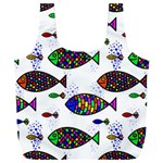 Fish Abstract Colorful Full Print Recycle Bag (XXXL)