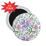 Bloom Nature Plant Pattern 2.25  Magnets (10 pack) 