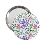 Bloom Nature Plant Pattern 2.25  Handbag Mirrors