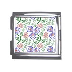 Bloom Nature Plant Pattern Mega Link Italian Charm (18mm)