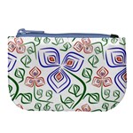 Bloom Nature Plant Pattern Large Coin Purse