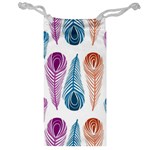 Pen Peacock Colors Colored Pattern Jewelry Bag