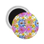 Bloom Flora Pattern Printing 2.25  Magnets