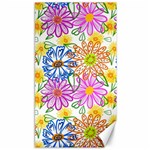 Bloom Flora Pattern Printing Canvas 40  x 72 