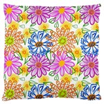 Bloom Flora Pattern Printing Large Cushion Case (Two Sides)