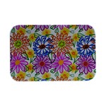 Bloom Flora Pattern Printing Open Lid Metal Box (Silver)  