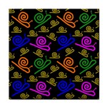 Pattern-repetition-snail-blue Face Towel