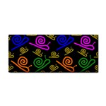 Pattern-repetition-snail-blue Hand Towel