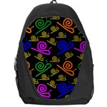 Pattern-repetition-snail-blue Backpack Bag