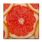 Grapefruit-fruit-background-food Tile Coaster