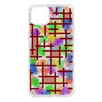 Pattern-repetition-bars-colors iPhone 14 Plus TPU UV Print Case
