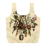 Vintage-antique-plate-china Full Print Recycle Bag (L)