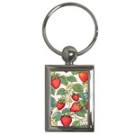 Strawberry-fruits Key Chain (Rectangle)