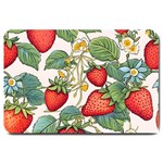 Strawberry-fruits Large Doormat