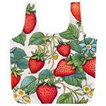 Strawberry-fruits Full Print Recycle Bag (XXL)