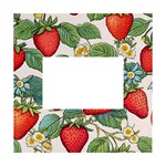 Strawberry-fruits White Box Photo Frame 4  x 6 