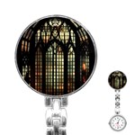 Stained Glass Window Gothic Stainless Steel Nurses Watch