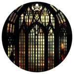 Stained Glass Window Gothic UV Print Acrylic Ornament Round