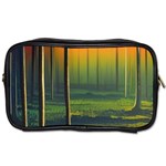 Outdoors Night Moon Full Moon Trees Setting Scene Forest Woods Light Moonlight Nature Wilderness Lan Toiletries Bag (Two Sides)