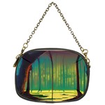 Nature Swamp Water Sunset Spooky Night Reflections Bayou Lake Chain Purse (Two Sides)