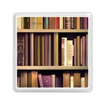 Books Bookshelves Office Fantasy Background Artwork Book Cover Apothecary Book Nook Literature Libra Memory Card Reader (Square)