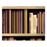 Books Bookshelves Office Fantasy Background Artwork Book Cover Apothecary Book Nook Literature Libra Premium Plush Fleece Blanket (Large)