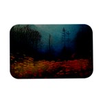 Wildflowers Field Outdoors Clouds Trees Cover Art Storm Mysterious Dream Landscape Open Lid Metal Box (Silver)  