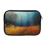 Wildflowers Field Outdoors Clouds Trees Cover Art Storm Mysterious Dream Landscape Apple MacBook Pro 17  Zipper Case