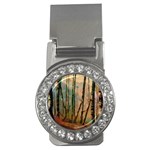 Woodland Woods Forest Trees Nature Outdoors Mist Moon Background Artwork Book Money Clips (CZ) 