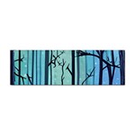 Nature Outdoors Night Trees Scene Forest Woods Light Moonlight Wilderness Stars Sticker (Bumper)