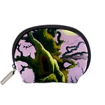 Outdoors Night Full Moon Setting Scene Woods Light Moonlight Nature Wilderness Landscape Accessory Pouch (Small)