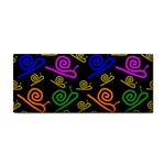 Pattern Repetition Snail Blue Hand Towel