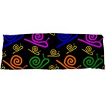 Pattern Repetition Snail Blue Body Pillow Case Dakimakura (Two Sides)